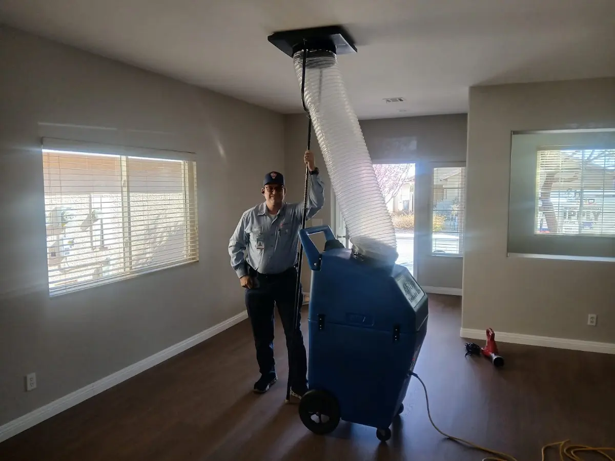 Professional Dryer Vent Cleaning work inside a Eliot home